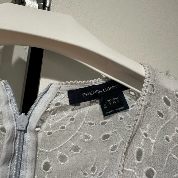 FRENCH CONNECTION  Derna Drape Fluted Dress - Picture 5 of 10